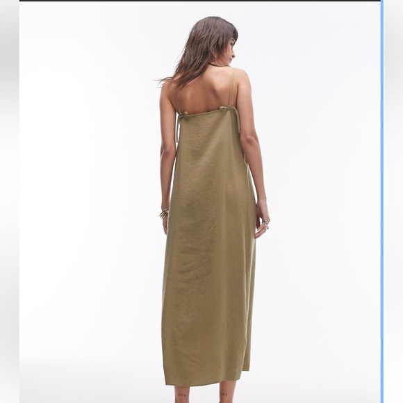 TOPSHOP CUPRO STUNNING MIDI DRESS ❤️NWT❤️IN STORES❤️ - Picture 3 of 5